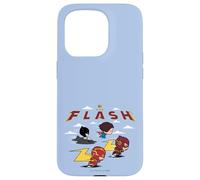 Custodia per iPhone 15 Pro The Flash Movie Batman Supergirl Chibi in the Sky