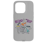 Custodia per iPhone 15 Pro The Flintstones Barney Fred Wilma Road Trip