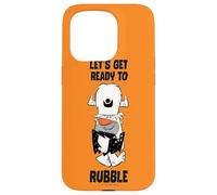 Custodia per iPhone 15 Pro The Flintstones Barney Let's Get Ready to Rubble