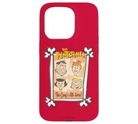 Custodia per iPhone 15 Pro The Flintstones Fred Wilma The Gang's All Here