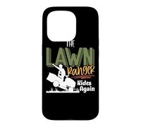Custodia per iPhone 15 Pro The Lawn Ranger Rides Again - Mower Mowing - Lawn Caretaker