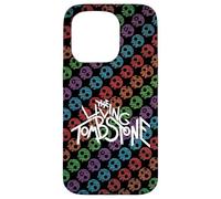 Custodia per iPhone 15 Pro The Living Tombstone Rainbow Skulls
