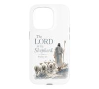 Custodia per iPhone 15 Pro The LORD Is My Shepherd - Psalms 23 Christian Watercolor
