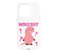 Custodia per iPhone 15 Pro The Mole Rat - Simpatico disegno di opera d'arte digitale