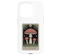 Custodia per iPhone 15 Pro The Mycologist Tarot Card Cottagecore Foraging Fungo