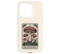 Custodia per iPhone 15 Pro The Mycologist Tarot Card Cottagecore Foraging Fungo