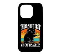 Custodia per iPhone 15 Pro Third Shot Drop My Cat non è d'accordo Pickleball