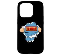 Custodia per iPhone 15 Pro Thomas Name Superhero Gift for Boys Named Thomas