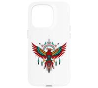 Custodia per iPhone 15 Pro Thunderbird Nativi Americani Arte Tribale Bambini Nativi per Bambini
