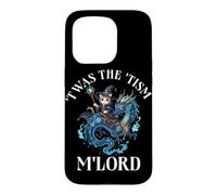 Custodia per iPhone 15 Pro Tism M'Lord Wizard Cat Dragon Medieval Fantasy