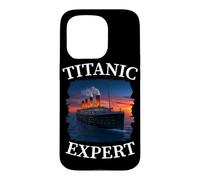 Custodia per iPhone 15 Pro Titanic Expert RMS Titanic Boat Nave da crociera oceanica Icebearg
