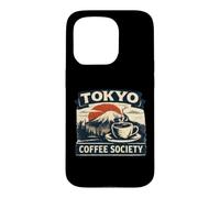 Custodia per iPhone 15 Pro Tokyo Coffee Club Amante del caffè giapponese Caffè retrò