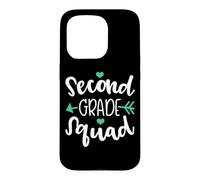 Custodia per iPhone 15 Pro Torna alla scuola 2nd Grade Squad per insegnanti studenti