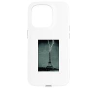 Custodia per iPhone 15 Pro Torre Eiffel Fulmine Strike 1902 - Vintage NOAA Photo Art