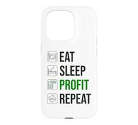 Custodia per iPhone 15 Pro Trader di criptovalute - Mangia ripetizione profitto sonno