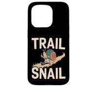 Custodia per iPhone 15 Pro Trail Snail - Divertente gioco di parole
