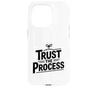 Custodia per iPhone 15 Pro Trust The Process Citazione motivazionale Inspirational
