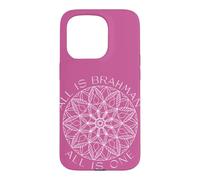 Custodia per iPhone 15 Pro Tutto è Brahman, Tutto è Uno, Yoga Unità Mandala Art