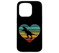 Custodia per iPhone 15 Pro Tyrannosauro Cuore Dino Bambini Dinosauro Sauro T-Rex