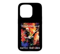 Custodia per iPhone 15 Pro Ufficiale David Gilmour Rattle that Lock Guitar Color Storm
