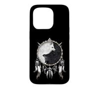Custodia per iPhone 15 Pro Ufficiale Spiral Wolf Chi Yin Yang Gothic Fantasy