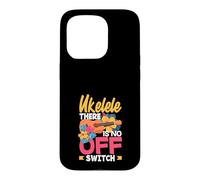 Custodia per iPhone 15 Pro Ukulele Non C'è Interruttore Off Divertente Lettore Musicale Hawaiano