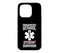 Custodia per iPhone 15 Pro Umorismo EMS per studenti sopravvissuti della scuola paramedica
