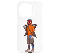 Custodia per iPhone 15 Pro Urban Japanese Anime Devil Masked Read The Bat Warrior