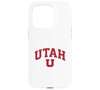 Custodia per iPhone 15 Pro Utah, U, blocco, iscrizione, illustrazione