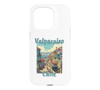 Custodia per iPhone 15 Pro Valparaiso Cile Vintage Costiera Viaggio Vacanza Vacanza