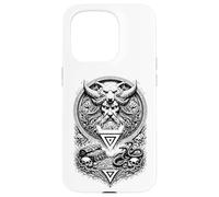 Custodia per iPhone 15 Pro Veles Simbolo Rune Slavo Pagano Sciamano Totem Arte