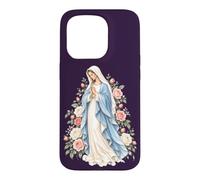 Custodia per iPhone 15 Pro Vergine Maria Preghiera cattolica e devozione mariana