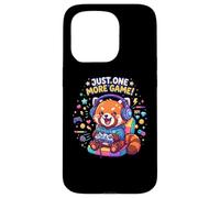 Custodia per iPhone 15 Pro Video Gaming Just one more Game Gaming Red Panda