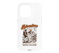 Custodia per iPhone 15 Pro Vintage Adventure è là fuori divertente escursionismo montagna all'aperto