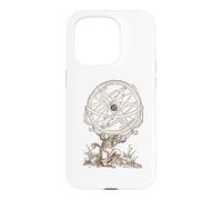 Custodia per iPhone 15 Pro Vintage Atlante Greco Dio mitologia Titano Dio Storia Arte