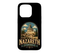 Custodia per iPhone 15 Pro Vintage Nazareth Israele Viaggio Souvenir Landmark Gift