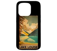 Custodia per iPhone 15 Pro Vintage Parco Poster di Lake Louise