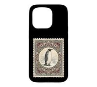 Custodia per iPhone 15 Pro Vintage Penguin Antarctic Wildlife