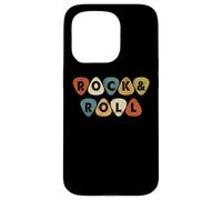 Custodia per iPhone 15 Pro Vintage Retro Style Playing Music Guitar Forever Rock N Roll