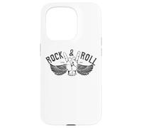 Custodia per iPhone 15 Pro Vintage Retro Style Playing Music Guitar Forever Rock N Roll