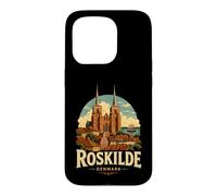 Custodia per iPhone 15 Pro Vintage Roskilde Danimarca Viaggio Souvenir Regalo