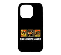 Custodia per iPhone 15 Pro Vinyl Record Collector Crate Digging Legend