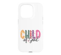 Custodia per iPhone 15 Pro Vivace design con lettere stellate e fede cristiana