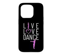 Custodia per iPhone 15 Pro Vivi ama balla devi ballare la vita mia passione è la danza.