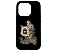 Custodia per iPhone 15 Pro Volto di Gesù Cristo Cattolico