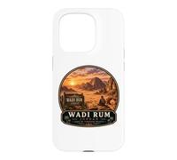 Custodia per iPhone 15 Pro Wadi Rum Jordan Vintage Tramonto Viaggio Design