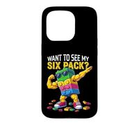 Custodia per iPhone 15 Pro Want To See MY Six Pack Funny Blocks Bricks Master Builder