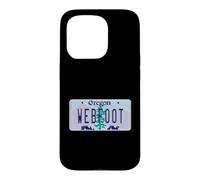 Custodia per iPhone 15 Pro Webfoot State Oregon OR Souvenir Targa di quartiere
