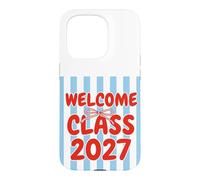 Custodia per iPhone 15 Pro Welcome Class of 2027 Back to School