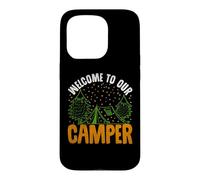 Custodia per iPhone 15 Pro Welcome To Our Camper Camping Hiking Adventure Nature Lover
